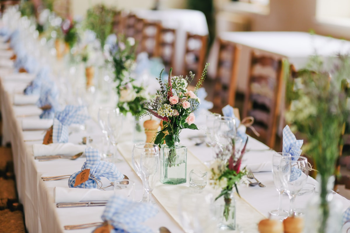Passions dinner setup