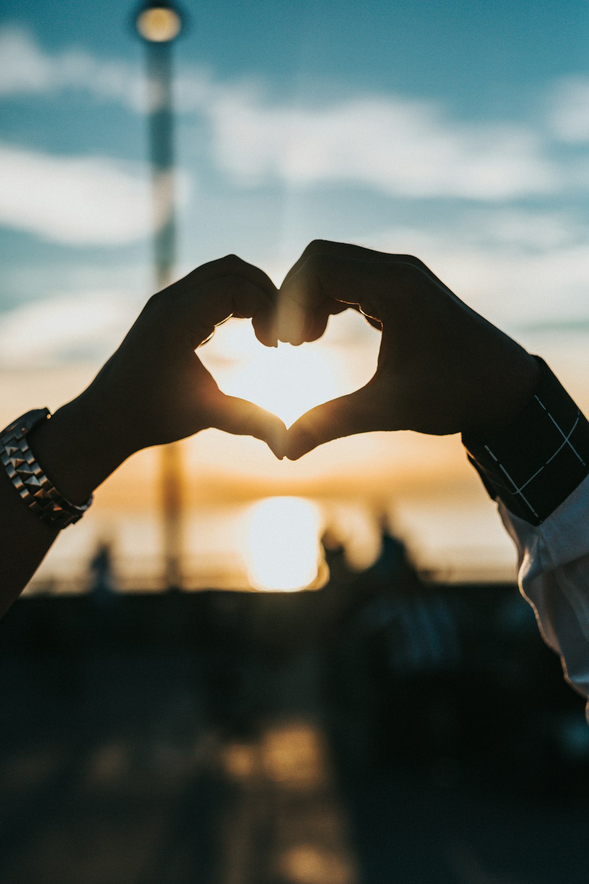 Couple at sunset